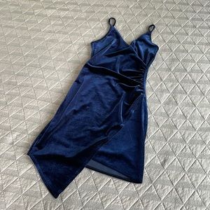Forever21 Velvet high-low dress